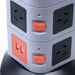7/15 Ports AC Outlets 2USB Power Strip Tower Surge Protector Power Board Charger - Battery Mate