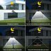 74 LED 3 Head Garden Solar Lights Outdoor Fence Security Motion Sensor Lamp AU - Battery Mate