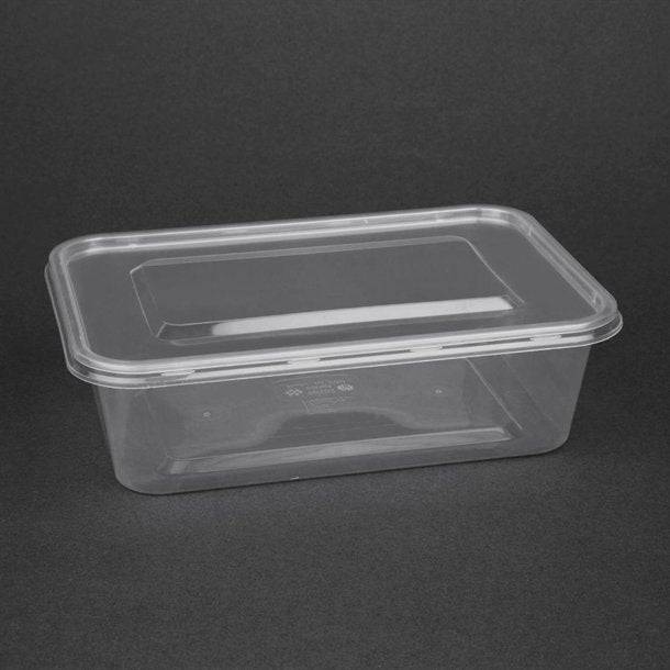 750ml (Large) | 100 Pack Food Containers Takeaway Storage Box - Battery Mate