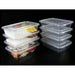750ml (Large) | 100 Pack Food Containers Takeaway Storage Box - Battery Mate