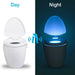 8 Colors Toilet Bowl LED Night Light Motion Activated Seat Sensor Lamp Bathroom - Battery Mate