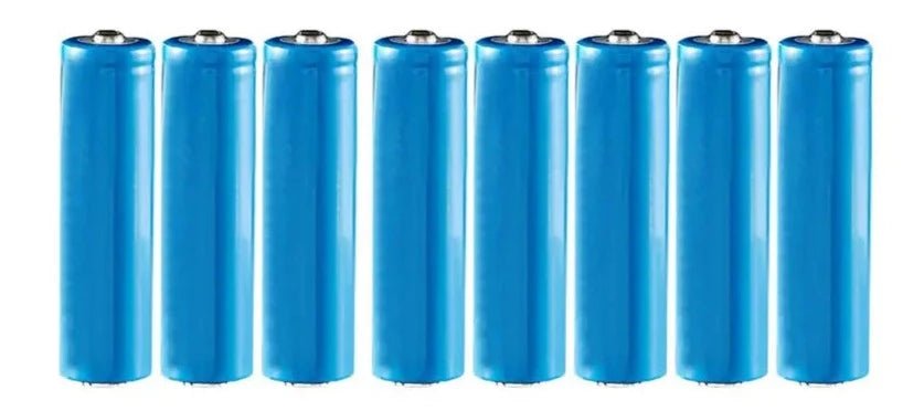 [8 Pack] 18650 Rechargeable Batteries Lithium Li Ion 3.7V 3600mah mAh Length 69mm - Battery Mate