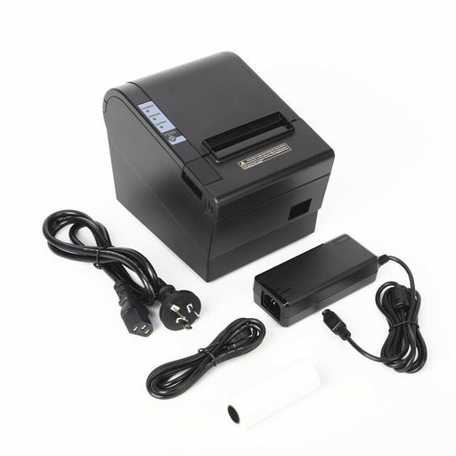 80mm Thermal Receipt Printer Auto Cutter POS Print Clear Printing - Battery Mate