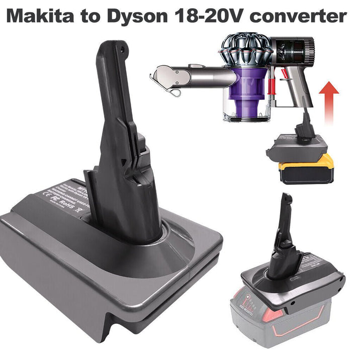 Convert for Makita 18V Lithium Battery to for Dyson V6 SV03 SV04 SV09 DC62  DC59 Animal Absolute Motorhead Battery(V6 Adapter Not V6 Battery) on OnBuy