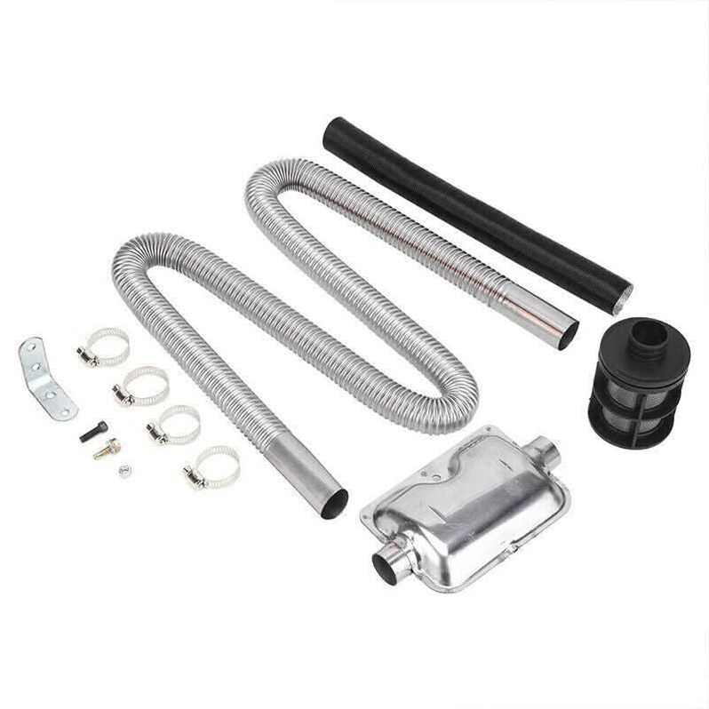 thumbnail image 2 of SHARKDOOK Heater Diesel Air Parking 60CM Exhaust Pipe 24Mm Silencer Muffler Set Kit | Canada 2 of 11