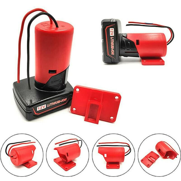 Milwaukee 12 volt battery adapter hotsell