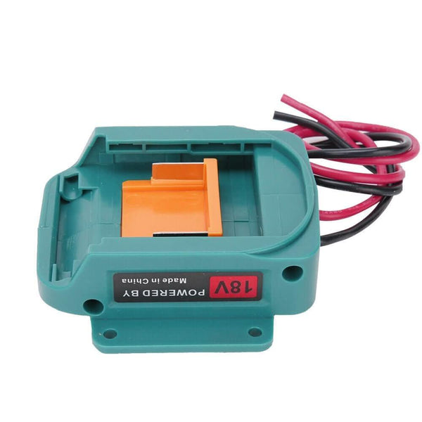 Makita 18V Battery Dock Connector Adapter - Power Mount With Wires For DIY Projects