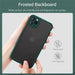 Black Matte Surface Ultra Protective iPhone 12 Pro Case - Battery Mate