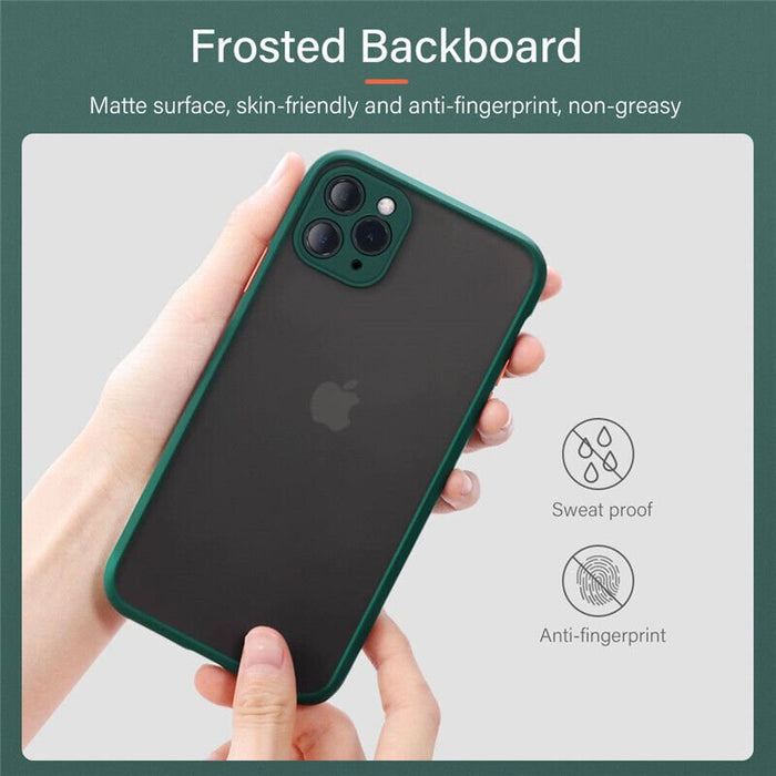 Black Matte Surface Ultra Protective iPhone 14 Pro Case - Battery Mate