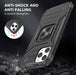 Black Shockproof Ring Case Stand Cover for iPhone 12 - Battery Mate