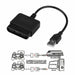 Cable Converter For PS2 Controller to PS3 PC USB Adapter Converter Cable - Battery Mate