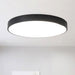 Ceiling Light LED Dimmable/Cool White 24W Black Shell Round Indoor Light | Black - Battery Mate