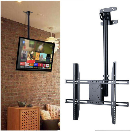 Ceiling Wall Mount TV Bracket 30- 65" with Tilt Feature & 180 Rotate For Samsung LG Sony - Battery Mate