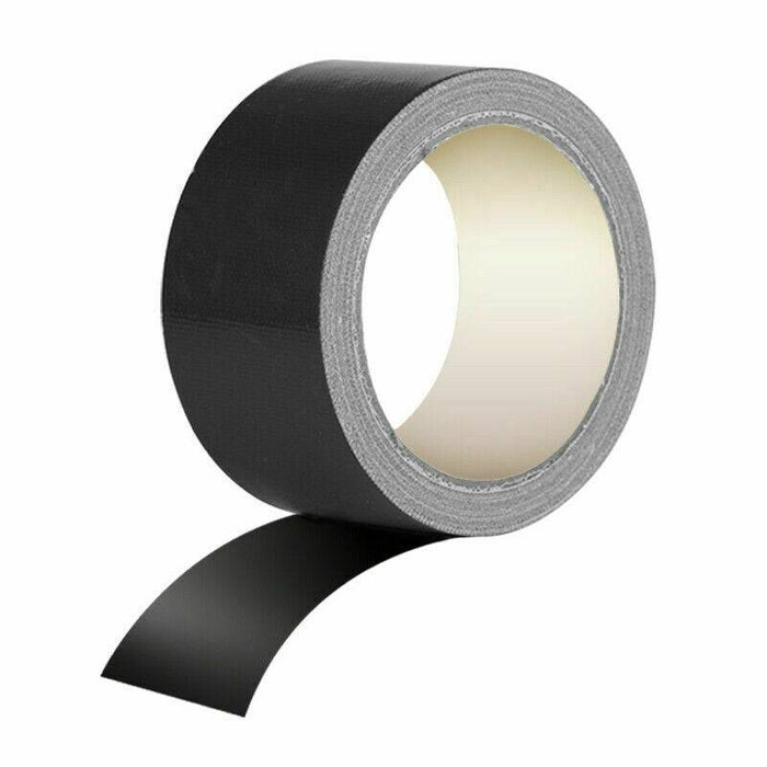 Cloth Duct Tape Gaffer Craft Self Adhesive Repair Black 48mm Waterproof - Battery Mate
