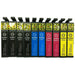 Compatible 10 Pack Epson 29XL Compatible High Yield Ink Cartridges [4BK, 2C, 2M, 2Y] - Battery Mate