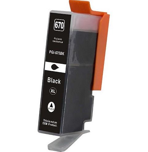 Compatible Canon PGI-670XL Black High Yield Inkjet - Battery Mate