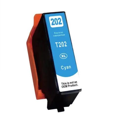 Compatible Epson 202XL Cyan High Yield Ink Cartridge [C13T02P192] - Battery Mate
