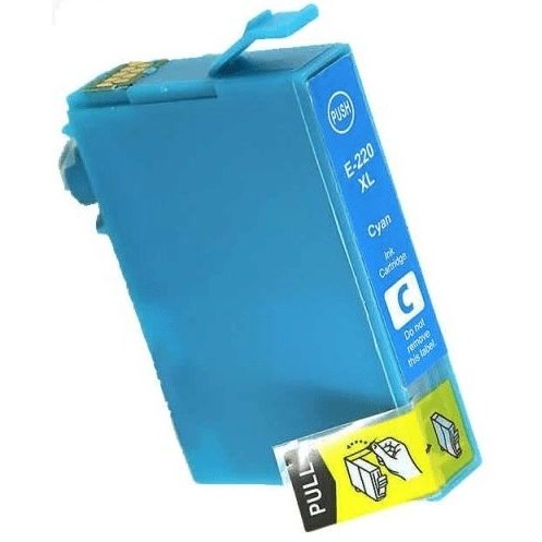 Compatible Epson 220XL (C13T294192) Cyan High Yield Ink Cartridge - 400 pages - Battery Mate