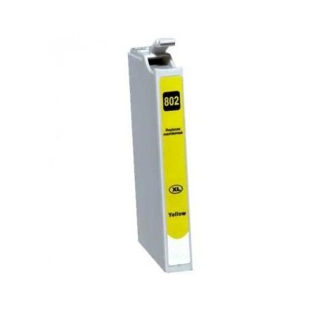 Compatible Epson 802XL (C13T356192) Yellow High Yield Inkjet Cartridge - Battery Mate