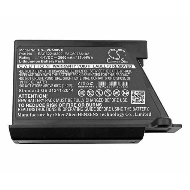 Compatible LG Robot Vacuum Battery Part EAC62218202 Models VR5902, VR5906, VR6170, VR6270 - Battery Mate