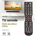 Compatible Remote For SONIQ QT1E QT155 QT166 QT138 Remote TV E55V13A E55V14B + HOME Button - Battery Mate