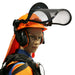 Complete Safety Helmet Visor Ear Muffs Neck Flap Chainsaw Brush Cutter Lawn Mower - Battery Mate
