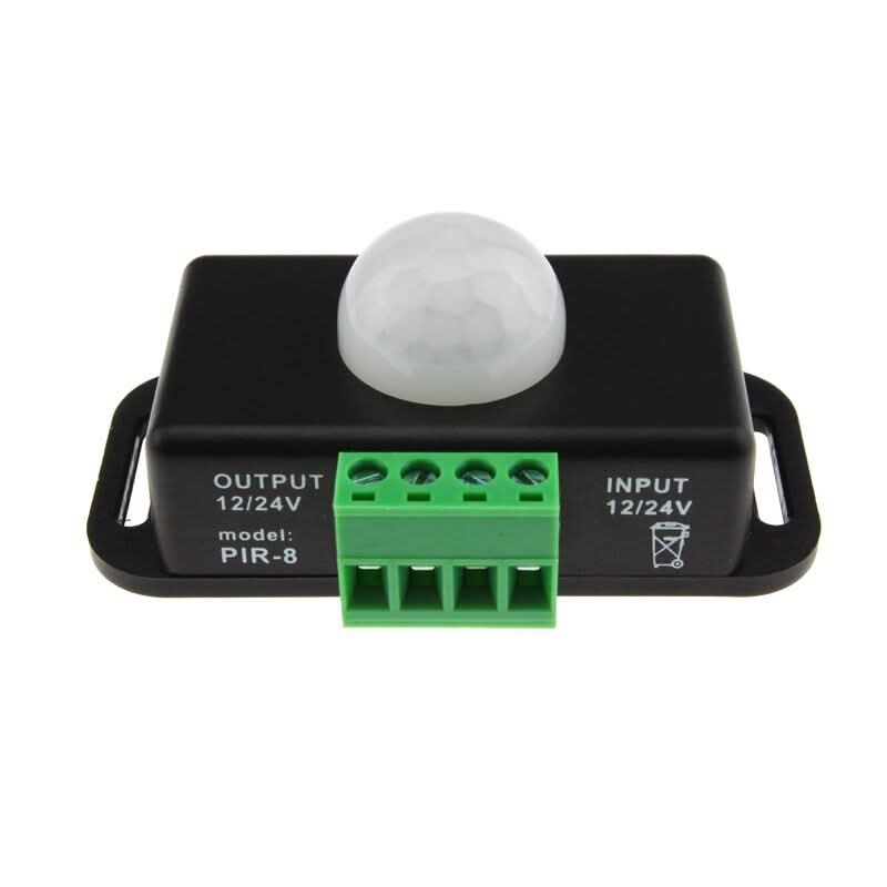 DC 12V-24V 8m Automatic Infrared PIR Motion Sensor Timer Switch For LED ...