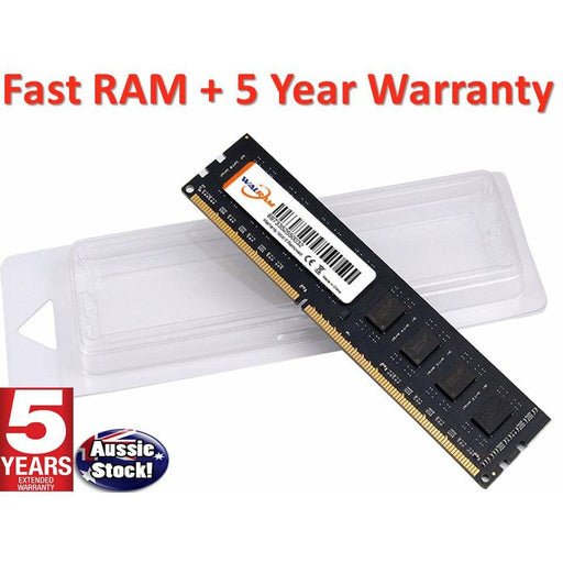 DDR3 1600MHz RAM CL10 Desktop Computer Heatsink Memory | 8GB - Battery Mate