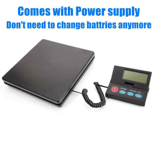 Digital Platform Postal Scale with LCD Backlit Display | 2g - 50kg Weight - Battery Mate
