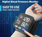 Digital Wrist Blood Pressure Monitor BP Machine Large Cuff Auto Wireless Black - Battery Mate