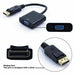 Displayport Display Port DP Male to VGA Female Video Converter Adapter Cable PC - Battery Mate