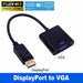 Displayport Display Port DP Male to VGA Female Video Converter Adapter Cable PC - Battery Mate