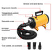 Dog Cat Hair Dryer Grooming Blow Speed Pet Hairdryer Blower Heater Blaster 2800W - Battery Mate