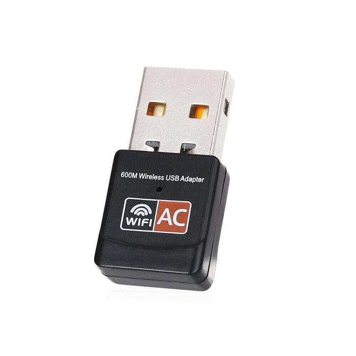 Dual Band 600Mbps USB WiFi Wireless Dongle AC600 Lan Network Adapter 2.4GHz 5GHz - Battery Mate