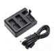 Dual Battery + Remote Control Charger Micro Mini USB for GoPro HERO 8 7 6 5 - Battery Mate