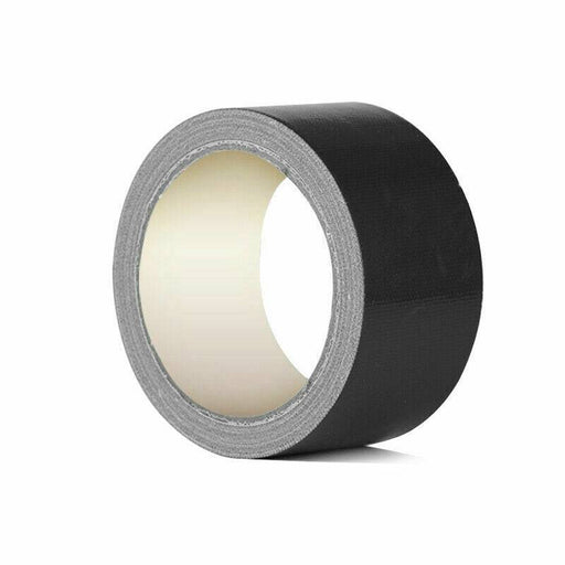 Duct Tape Self Adhesive (Black) 48mm x 10m [2 Packs] - Battery Mate