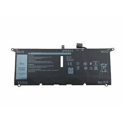 DXGH8 Battery Compatible for XPS 13 9370 9380 7390 H754V HK6N5 7.6V 52Wh - Battery Mate