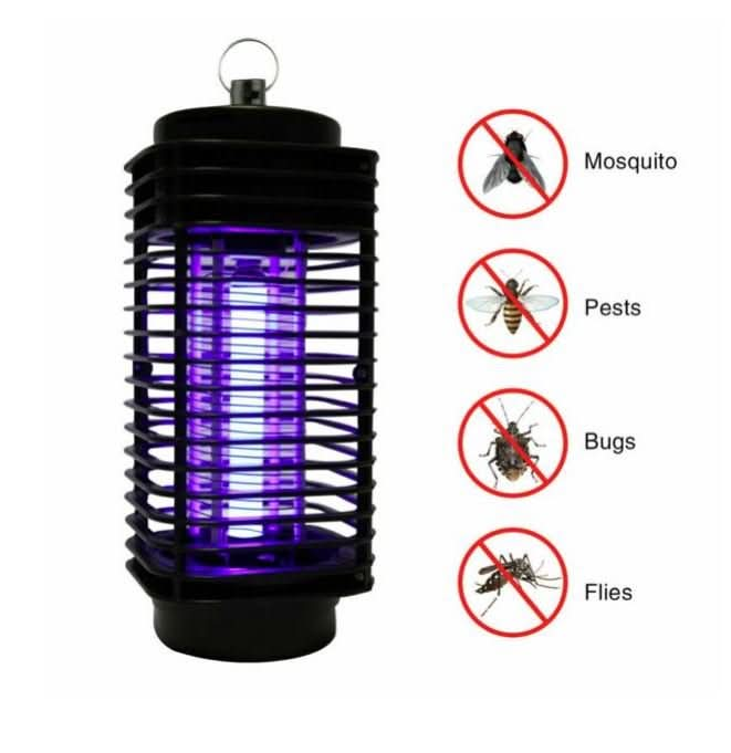Green Electric Fly & Mosquito Zapper - USB Rechargeable Bug Killer Lamp For Indoor/Outdoor Use