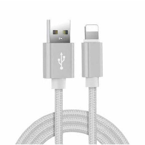 Fast Charger Nylon USB Ultra Charging Cable Data FOR Apple Charger iPhone & iPad - Battery Mate