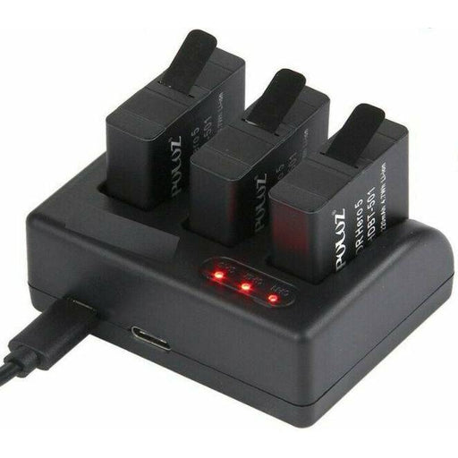 Fast Charging Triple USB Charger Kit for GoPro HERO 9 8 7 6 5 3+ 3 - Battery Mate