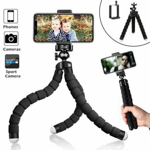 Flexible Octopus Tripod Stand Mount Universal Phone Holder For GoPro Camera AUS - Battery Mate