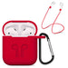 For Apple Airpod Shockproof Airpods AU Strap Holder & Silicone Case Cover Skin - Battery Mate