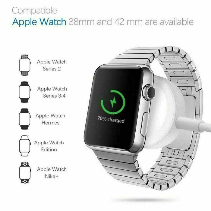 For Apple Watch iWatch 8 7 6 5 4 2 1 Magnetic Fast Charger Charging Cable - Battery Mate