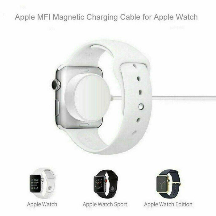 For Apple Watch iWatch 8 7 6 5 4 2 1 Magnetic Fast Charger Charging Cable - Battery Mate