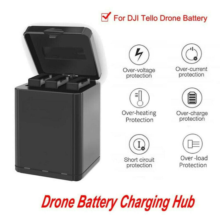 For DJI Tello Storage Type 3-in-1 Battery Intelligent Charging Hub Charger - Battery Mate