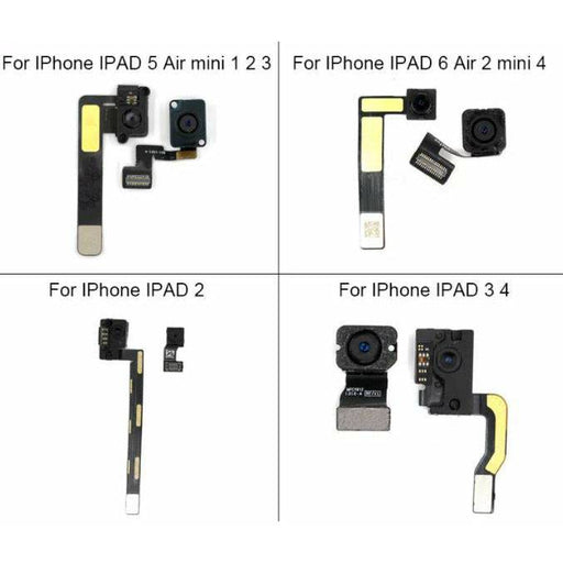 For iPad / Air / Mini 1 2 3 4 Front & Rear Camera Flex Cable Module Replacement - Battery Mate