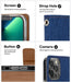 For iPhone 11 Pro Max Wallet Flip Denim Case Cover - Battery Mate