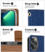 For iPhone 12 Wallet Flip Denim Case Cover - Battery Mate