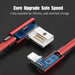 For iPhone 12 X 7 8 XS Braided 90 Degree Compact Cable USB Data Charger Cord - Battery Mate