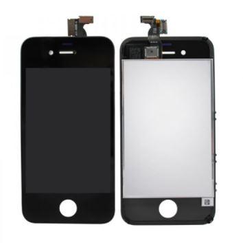 For iPhone 4 LCD Touch Screen Replacement Digitizer Basic Assembly - Black - Battery Mate